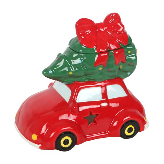 *Nostalgic Car with Christmas Tree Ceramic Oil Burner (12/24)