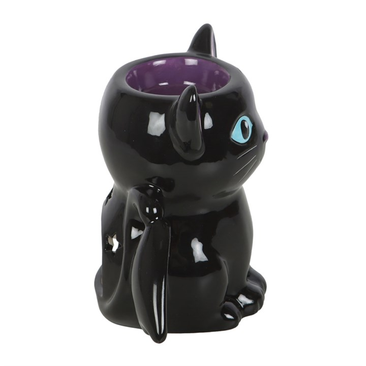 *Cute and Creepy Bat Cat Shaped Ceramic Oil Burner and Wax Warmer(12/24)