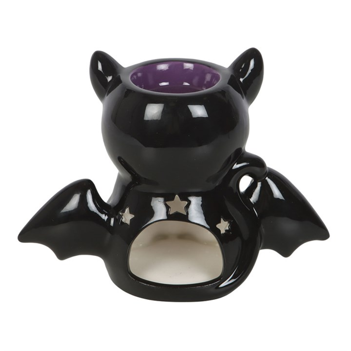 *Cute and Creepy Bat Cat Shaped Ceramic Oil Burner and Wax Warmer(12/24)