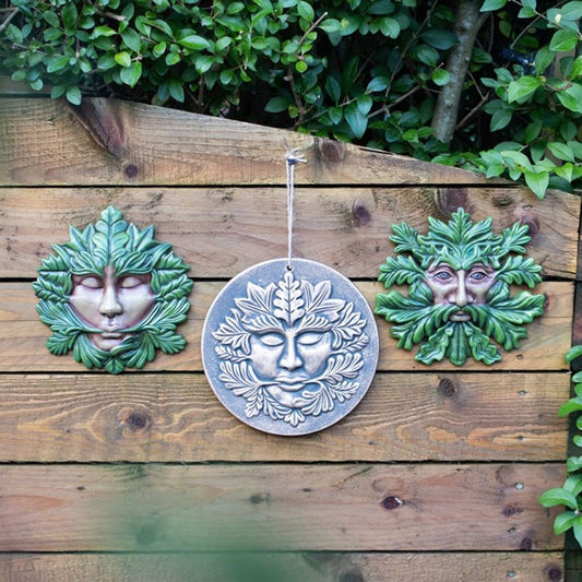 Green Goddess Resin Wall Plaque