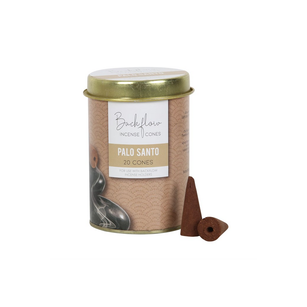 6 Tins of Elements Palo Santo Jumbo Backflow Cones