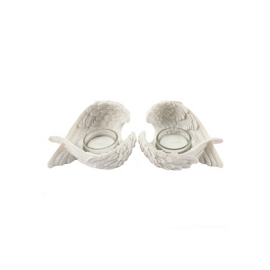 Set of 2 Winged Candle Holders