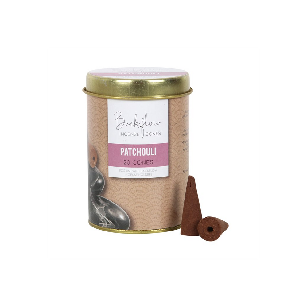 6 Tins of  Elements Patchouli Jumbo Backflow Cones