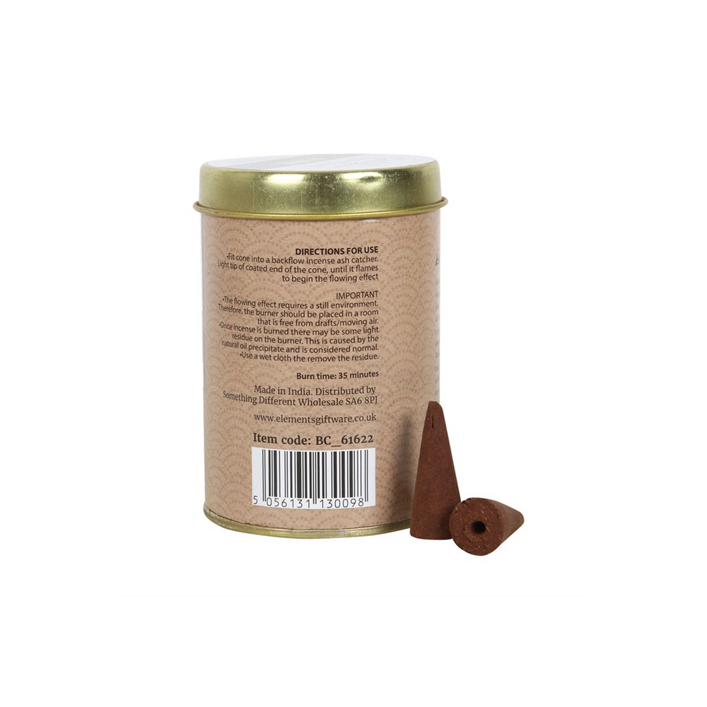 6 Tins of  Elements Jasmine Jumbo Backflow Cones