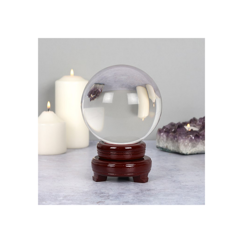 13cm Crystal Ball with Stand